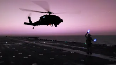 CENTCOM Releases Dramatic Footage of Marines Raiding Ship Linked to Iran Route.