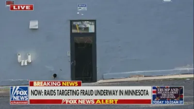 NOW: Federal Agents Raid 20+ Minneapolis Locations in Massive Somali Fraud Crackdown.