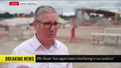 UK Prime Minister Keir Starmer Accuses Elon Musk Over Claims Of Fueling National Division.