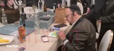 Wedding of the Daughter of Naggid R' Lipa Friedman Shlit"a, Attended by Admorim and Rabbonim Shlit"a