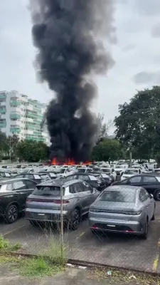 Two Helicopters Collide Mid-Air Over Busy Neighborhood, Killing Six People Instantly.