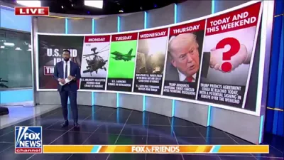 PRESIDENT TRUMP SAYS A U.S.-IRAN "SETTLEMENT" COULD SOON END THE WAR AND REOPEN THE STRAIT OF HORMUZ.