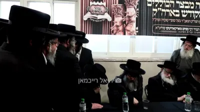 R' Yaakov Meir Schechter Shlit"a's Blessing at the Kavod HaTorah Event for Mivtzar HaKollelim of the Ga'avad Yerushalayim Z"L, at R' Y. D. Turchin Shlit"a's Home.