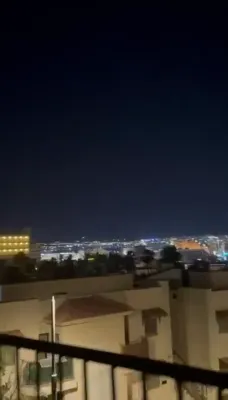 Watch: Last Night, Israeli Forces Blow Up Houthi One-Way Drone Over Southern Eilat.