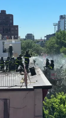 Three Firefighters Injured As FDNY Controls Major Third-Alarm Queens Fire.