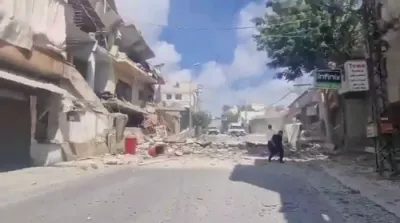 Aftermath of IAF Strike That Struck Burj el-Shemali, Southern Lebanon.