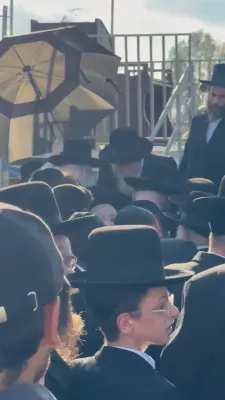 Thousands of Gur Chassidim Unite Against Gzeiras HaGiyus, Led by the Rebbe Shlit"a