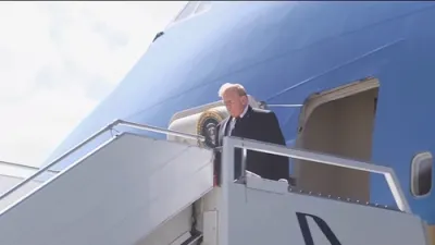 JUST IN: President Trump Arrives Strong in Europe, Greets G7 Leaders on Tarmac Following Exhausting 3AM Takeoff.