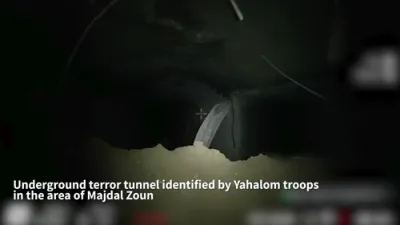 Deep Inside Lebanon: IDF Unearths Hezbollah's 650-foot Underground Missile Tunnel.