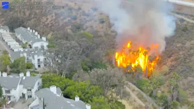 Sheriff's Drone Team Tracks Down Palm Tree Arson Suspect in Riverbed.