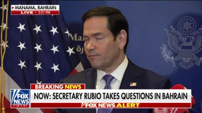 Call It Whatever You Want &mdash; Rubio Tells Adversaries Charging Strait Fees Is a Line America Will Never Cross.