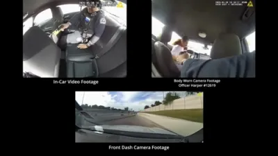 Criminal Chaos in Dallas: Suspect Slips Cuffs and Hijacks Patrol Car for Wild High-Speed Escape Attempt.