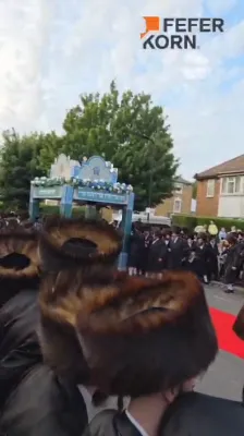 Videos from the Hachnosas Sefer Torah in Vizhnitz London