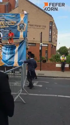 Videos from the Hachnosas Sefer Torah in Vizhnitz London