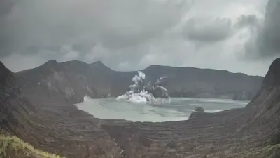 Philippine Volcano Unleashes Three Violent Eruption Pulses in Minutes.