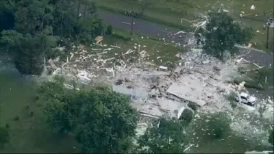 WATCH: Aftermath of the Home Obliterated In Violent Explosion, One Survivor Found Alive.