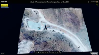 Satellite Proof: Iran's Isfahan Nuclear Site Tunnels Still Sealed with Soil After Devastating Israeli-US Operation.