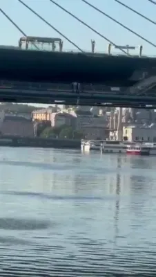 Turkish Protesters Hang Deranged Anti-Trump Banner Over Istanbul Bridge as NATO Summit Countdown Begins.