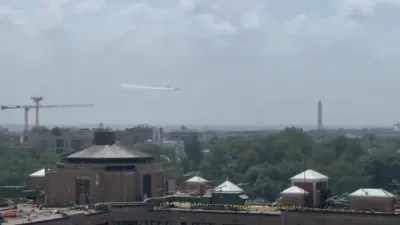 Breathtaking! U.S. Air Force Thunderbirds Perform Spectacular Flyover Over Nation's Capital.