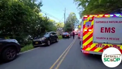 Fallsburg: A Nes Happened as Tree Fell on People in Mevo Hatalmid Country; Hatzalah Responded, Only Five Lightly Injured