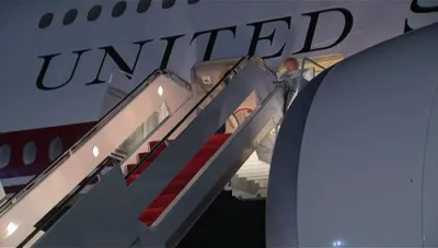 No Days Off: Trump Steps Off Air Force One at 2AM, Scheduled for Signings and Policy Meetings This Morning.