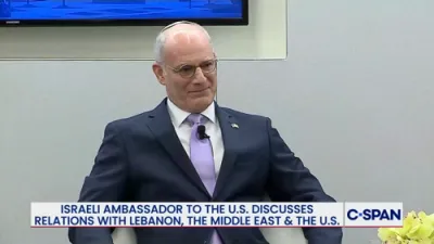 IRAN DEAL: Israeli Ambassador Says U.S. Agreement Reopens Strait, Doesn't End Iran's Nuclear Threat.