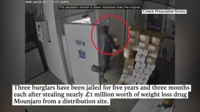 Gang That Stole Nearly &pound;1M of Mounjaro From Distribution Warehouse Gets Over Five Years Each in Prison.