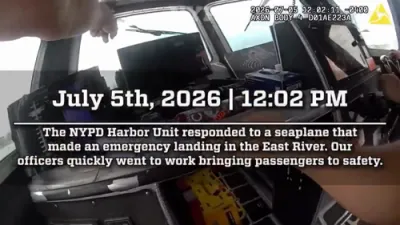 All 8 Alive: NYPD Harbor Unit and FDNY Race Into the East River to Rescue Seaplane Crash Survivors.
