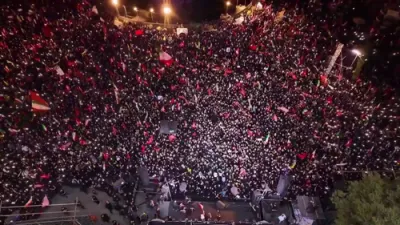 Traitor Alert: Jackson Hinkle Leads "Down With The USA" Chants at Pro-Regime Terror Rally in Tehran.