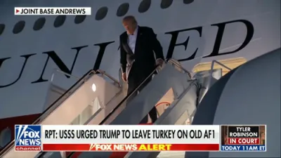 ​New York Times Reporters Subpoenaed After Reporting President Trump Was Forced to Switch to Older Air Force One Plane in Turkey Due to Security Concerns