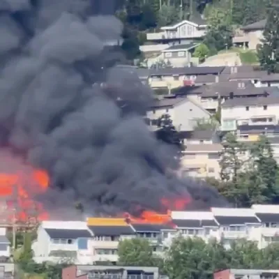 Fire Wipes Out More Than 100 Homes in Norway with No Fatalities.