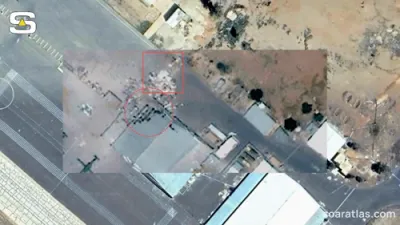 BASE DAMAGED: Satellite Images Show Iranian Strike Damage At Jordan's Prince Hassan Air Base.