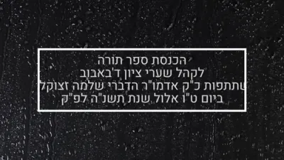 Nostalgic photos and video of Hachnosas Sefer Torah in Bobov