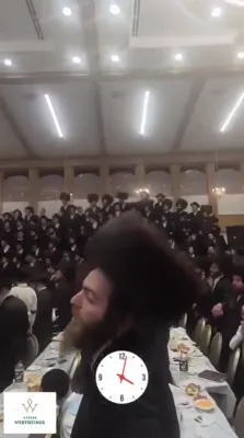 Motzei Shabbos Nachamu Seudas Hodaya in Skulen