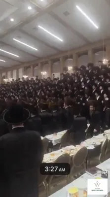 Motzei Shabbos Nachamu Seudas Hodaya in Skulen