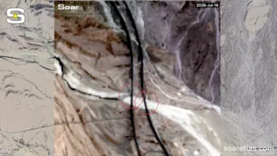 Satellite Images Reveal Massive Damage to Shahid Mirzaei Crossing After US Hits.