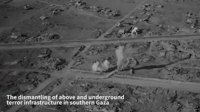IDF Dismantles Over 10 Hamas Tunnels in Gaza, Including One Used for Hostages.