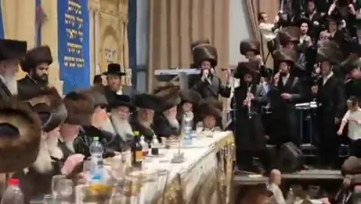 Bris of the Son of the Sadigura Rebbe Shlit"a