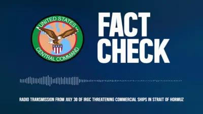 CENTCOM Fact-Check: IRGC Claims About F-35s and Nora Tanker Are False.