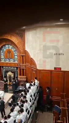 Krias Shema Leinen for the son of the Sadigura Rebbe Shlit"a