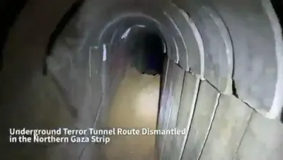 IDF Wipes Out Lengthy Hamas Terror Tunnel After Katz Reports 83% Progress.