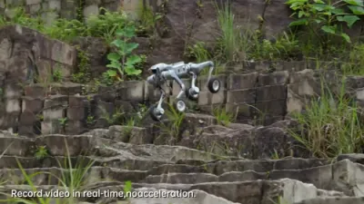 China Robot Goes Viral: Conquers Cliffs and Streams at Full Sprint.