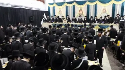 Siyum on Maseches Bava Metzia and Public Farher in Yeshiva Ketana Maharit Satmar Bnei Brak