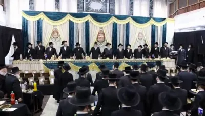 Siyum on Maseches Bava Metzia and Public Farher in Yeshiva Ketana Maharit Satmar Bnei Brak