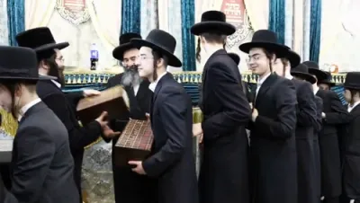 Siyum on Maseches Bava Metzia and Public Farher in Yeshiva Ketana Maharit Satmar Bnei Brak