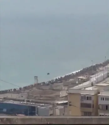 NO NATIONAL EMERGENCY: Migrant Men from Morroco and Algeria Swarms Spain Borders.