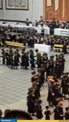 First videos of the Skver wedding