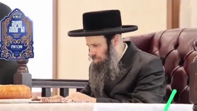 Hagaon HaTzaddik the Sigeter Rav Shlit"a, Son of the Satmar Rebbe Shlit"a, in Siget