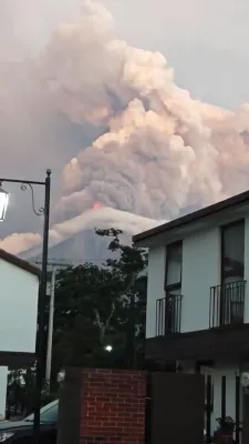 Lava Fountains Blast 300 Meters Skyward as Fuego Volcano Roars to Life.
