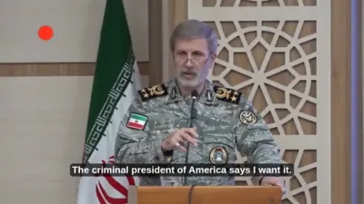 Desperate Iranian General Warns President Trump Against Declaring Strait of Hormuz US Territory.